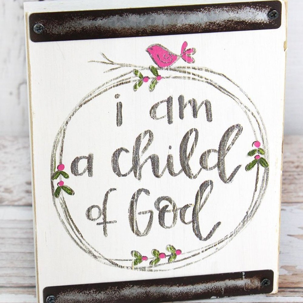Child of God Wood Sign